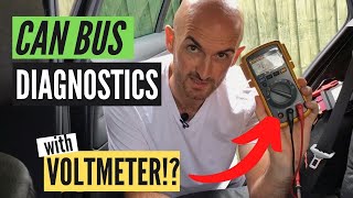 CAN Bus Quick Check With Multimeter  CAN Bus Diagnostics  Mechanic Mindset [upl. by Yelraf]