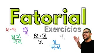 Fatorial Como Calcular e Exercícios [upl. by Anirehc]