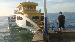 Ferry Boat Docking maneuvers  Angasil Port LapuLapu City [upl. by Maxa410]