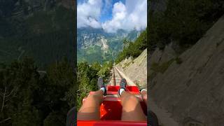 Ascending to new heights on the Gelmerbahn railway in 📍Switzerland 🎢 [upl. by Rumery]