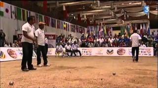 FINALE CHAMPIONNAT DU MONDE PETANQUE 2010 MADAGASCAR VS FRANCE part2 [upl. by Nnaeel]