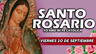 ❤️SANTO ROSARIO DE HOY VIERNES 20 DE SEPTIEMBRE DE 2024🌷 Rosario  Yo Amo❤️Mi Fe Católica✞ [upl. by Boyer]