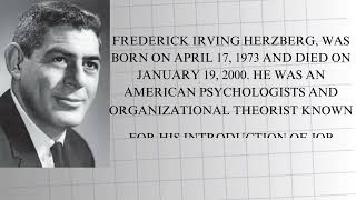 Video on Frederick Herzbergs Two Factory Theory MotivationHygiene factors [upl. by Acirne]