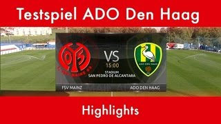 Trainingslager Marbella  TestspielHighlights M05ADO  05ertv  1 FSV Mainz 05 [upl. by Emorej]