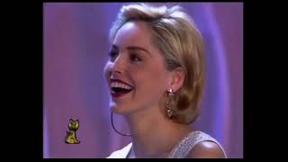 Sharon Stone premia Alberto Castagna Telegatti 1993 [upl. by Fauman941]