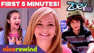 First 5 Minutes of Zoey 101  NickRewind [upl. by Ahsiekahs]