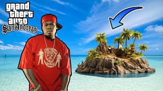 50 CENT BUYING GTA V RP SECRET ISLAND Real Life Mods [upl. by Oniger853]