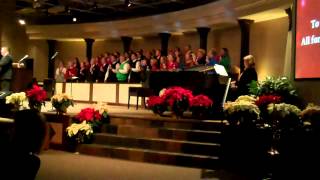 Christmas Cantata song recorded at Neuse Baptist Church Raleigh NC 122213 [upl. by Yoshiko241]