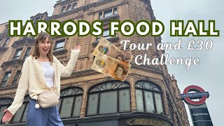 HARRODS FOOD TOUR  Only eating Harrods food for 24 hours  Inside Harrods LONDON [upl. by Nosyla]