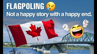 Flagpoling in Toronto Not a happy story but a happy end [upl. by Perlman]