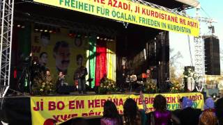 Newroz 2011 Düsseldorf  Aynur Dogan  Dar Hejiroke [upl. by Keviv308]