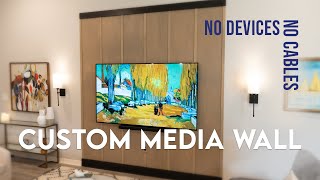 Easy DIY Media Wall Design and Build [upl. by Ahseinaj]