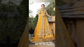 Mehndi dress design ideas 2024 fashion Stitch with Ayesha [upl. by Darwin]