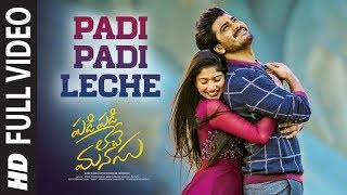 Padi Padi Leche Full Video  Padi Padi Leche Manasu  Sharwanand Sai Pallavi  Vishal Chandrashekar [upl. by Nerag]