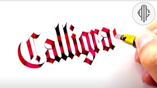 Satisfying Calligraphy Video Compilation  Best Old English Calligraphy [upl. by Llerad]