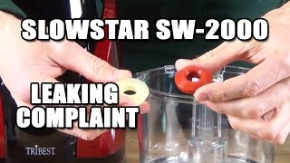 Slowstar Juicer SW2000 Leaking Complaint [upl. by Eliak803]