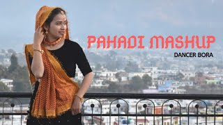 Pahadi Mashup Dance Cover by Lata Bora  Jitendra Tomkyal  Dancer Bora [upl. by Berkeley62]