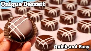 The Most Unique Chocolate Dessert Recipe That Everyone is talking about Quick amp Easy [upl. by Cartwell]