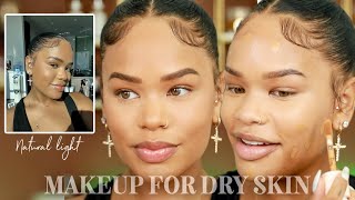 MY WINTER FOUNDATION ROUTINE  great for dry skin  Arnellarmon [upl. by Ynar]