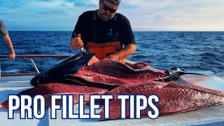 How to Fillet a 100lb Bluefin Tuna [upl. by Ernesta325]