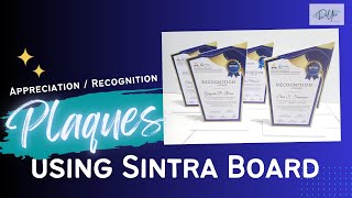 How to make Plaque using Sintra Board [upl. by Kulda]