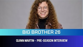 Quinn Martin Big Brother 26 Preseason Interview [upl. by Amy]