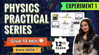 Ohm’s Law experiment class 12  ohmslaw top coaching [upl. by Arat650]