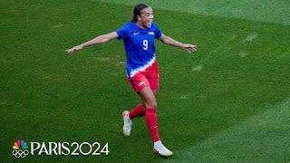 Mallory Swanson USWNT thrived on playing with joy in gold medal run  Paris Olympics  NBC Sports [upl. by Aehc412]