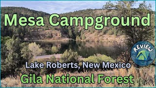 Mesa Campground at Lake Roberts New Mexico  Review and Walkthru [upl. by Martainn89]