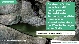 Carsismo e grotte nelle evaporiti dell’Appennino Settentrionale  Patrimonio mondiale Unesco [upl. by Flam]