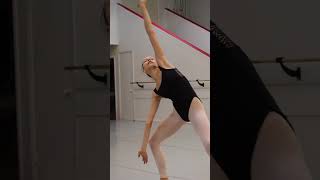 Inside modern ballet class California dance ballet dancevideo [upl. by Aiekal]