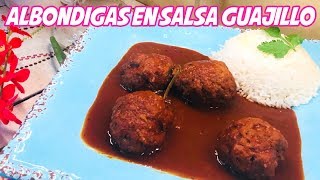 Albondigas en salsa Guajillo [upl. by Belloir]