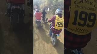 Racing TRAVIS PASTRANA on a pit bike 😂🙌 godisgood motocross pitbike nitrocircus dirtbike [upl. by Merow257]