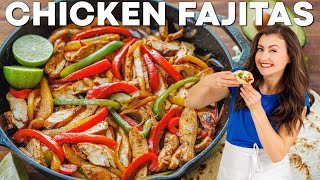 How to Make Easy Chicken Fajitas in Minutes  Quick and Simple Recipe [upl. by Enitram]