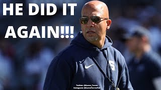 Penn State loss to Ohio State PROVES  PSU WILL NEVER REACH ITS FULL POTENTIAL UNDER JAMES FRANKLIN [upl. by Gare]