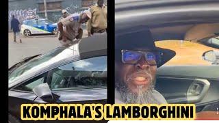 Steve Komphela shows off his Lamborghini to Traffic cops Video [upl. by Acirtap]