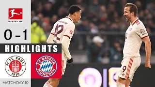 St Pauli gegen Bayern München 0  1  HIGHLIGHTS  Bundesliga 202425 [upl. by Nirehs]