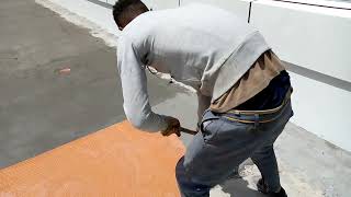 Simentek izolatex plus two component waterproofing application [upl. by Caressa442]