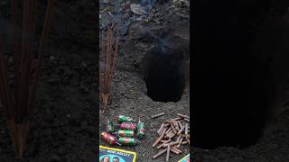 Different Types of Unique Crackers Testing in Hole with Agarbatti POV Bullet Bomb Bidi Bijli Bomb [upl. by Mahla846]