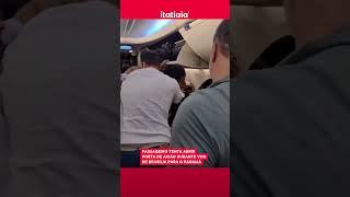 PASSAGEIRO TENTA ABRIR PORTA DE AVIÃO DURANTE VOO DE BRASÍLIA PARA O PARANÁ [upl. by Nerag]