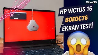 💥 HP Victus 16 2024 BOE0C76 Panel Renk Gamutu ve Parlaklık Testi  R1033NT Modelini Test Ediyoruz [upl. by Elise434]