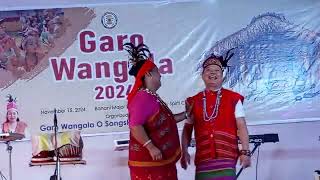 Dhaka Garo Wangala 2024 Cover Dance Couple [upl. by Ilarrold]