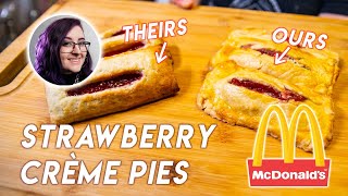 Making Strawberry Creme Pies from McDonalds but Homemade and better  Treat Yourself [upl. by Nevlin]