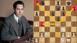 One Does Not Simply Waste a Move Against Capablanca  San Sebastian 1911 [upl. by Cline]