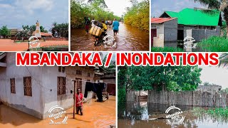 🔴🔴 URGENT VILLE YA MBANDAKA EZINDI NA INONDATION BATO BAZA NABA PLACE YA KOKENDA TE [upl. by Wina]