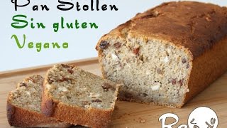 Pan Stollen Sin Gluten y Sin Levadura Vegano [upl. by Ainitsirc95]