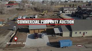 Watford City North Dakota Commercial Property Auction [upl. by Norvall]