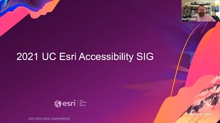 Esri Accessibility SIG [upl. by Bronnie]