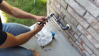 How to connect Weber Genesis II Natural Gas Connection  DrB DIY [upl. by Imim249]