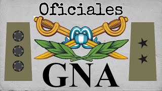 Grados e Insignias de la Gendarmería Nacional Argentina Oficiales [upl. by Mandler]